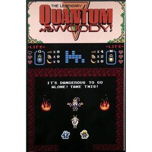 Quantum & Woody #4B 8-Bit Var Santiago‎ Legend of Zelda Homage Variant Cover